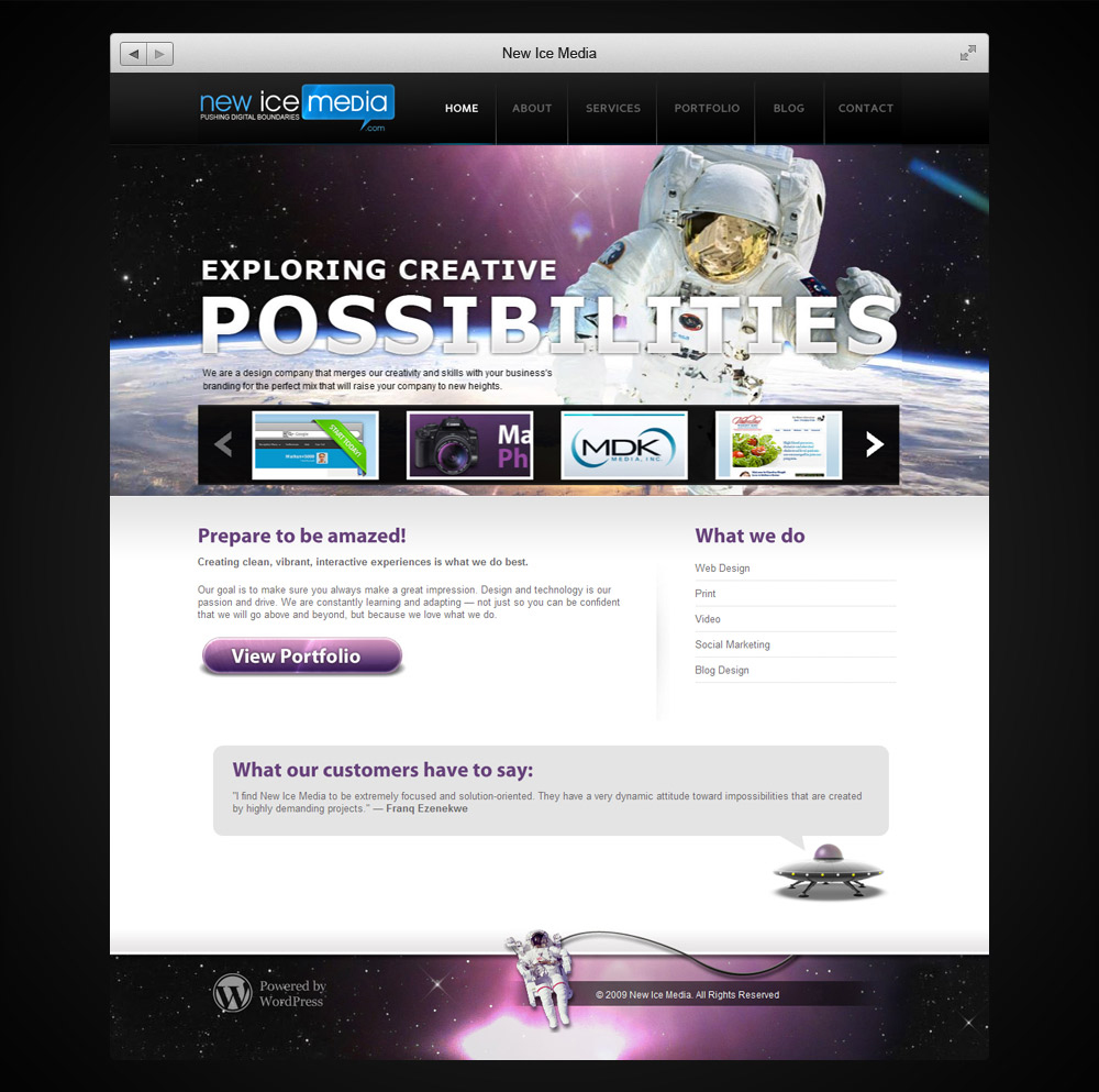 New Ice Media Website