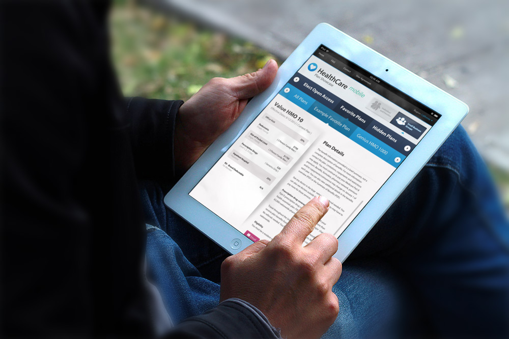 Health Insurance Plan Showcase iPad App