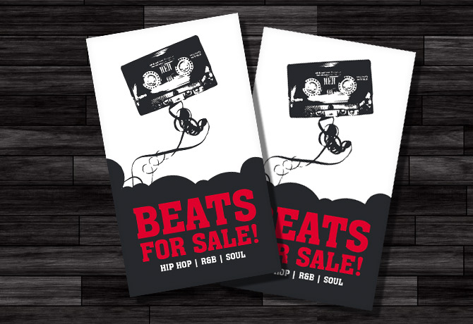 Hip Hop Makers Music Business Card Design