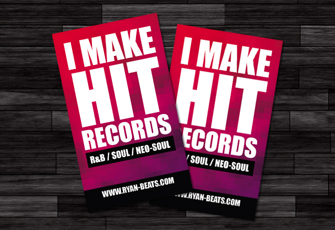 Hip Hop Makers Music Business Card Design