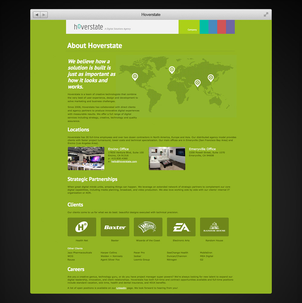 Hoverstate Website About