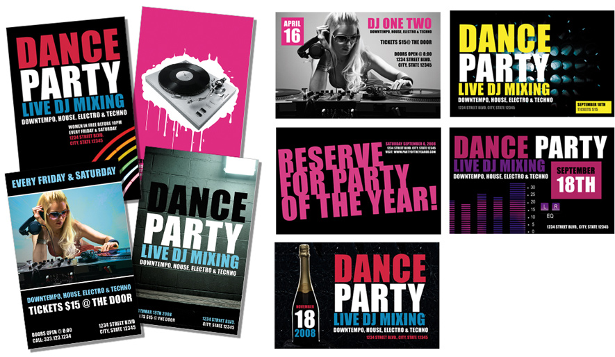 Club Flyer Designs