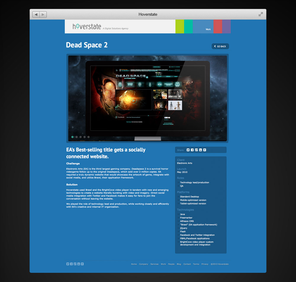 Hoverstate Website