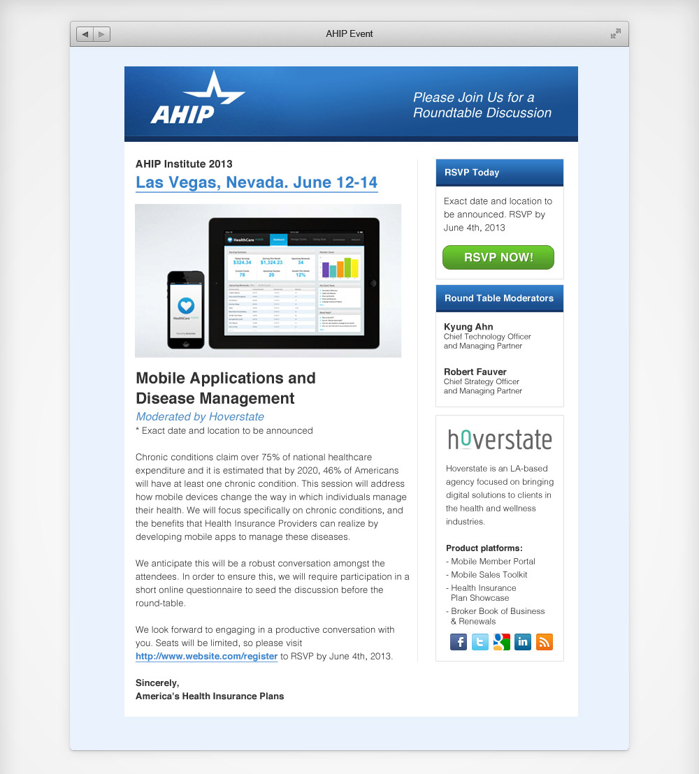 AHip Marketing Email
