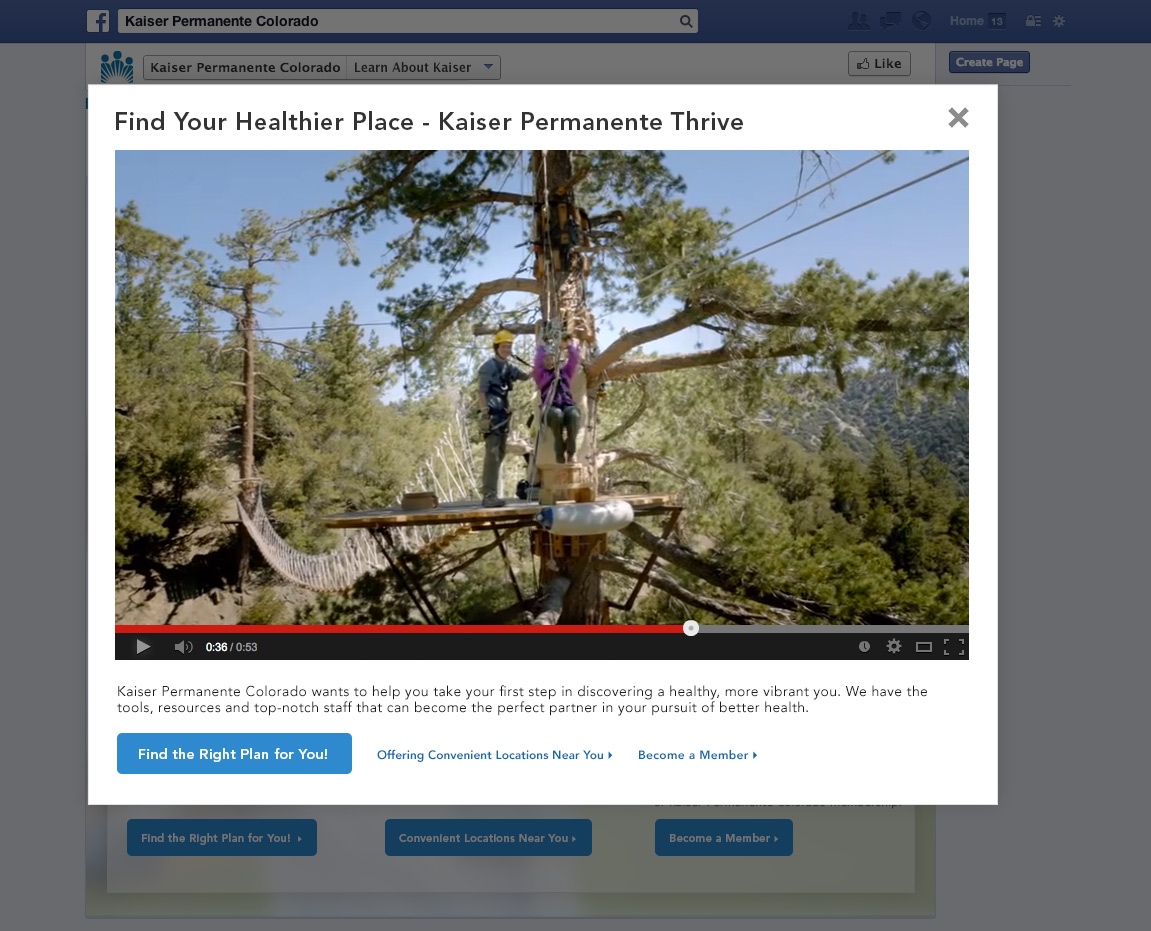 Kaiser Facebook Video Overlay